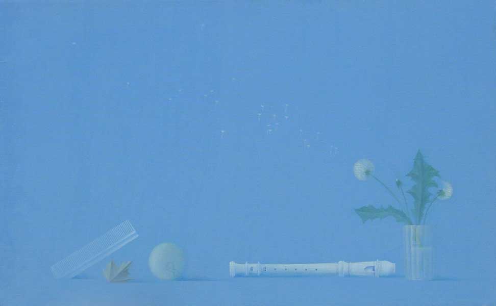 Double Blank No 2. Moscow 2000. Oil on Canvas 40x24