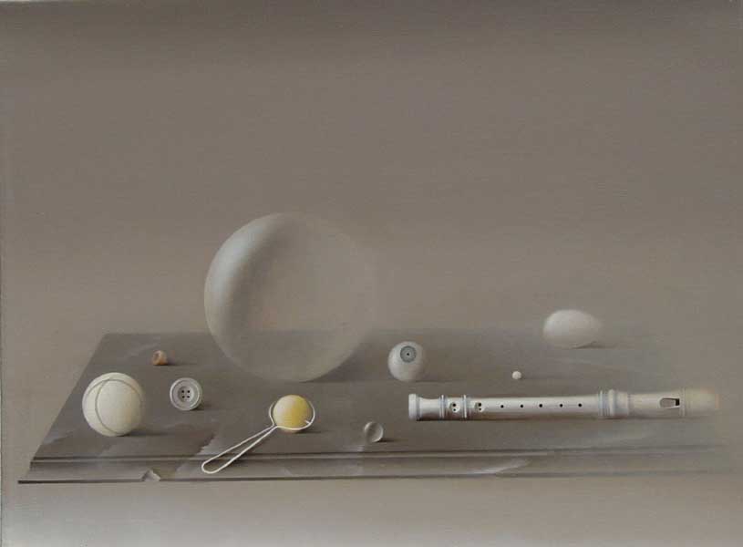 Gray Series No 6. Moscow 2000. Oil on Canvas 32x24