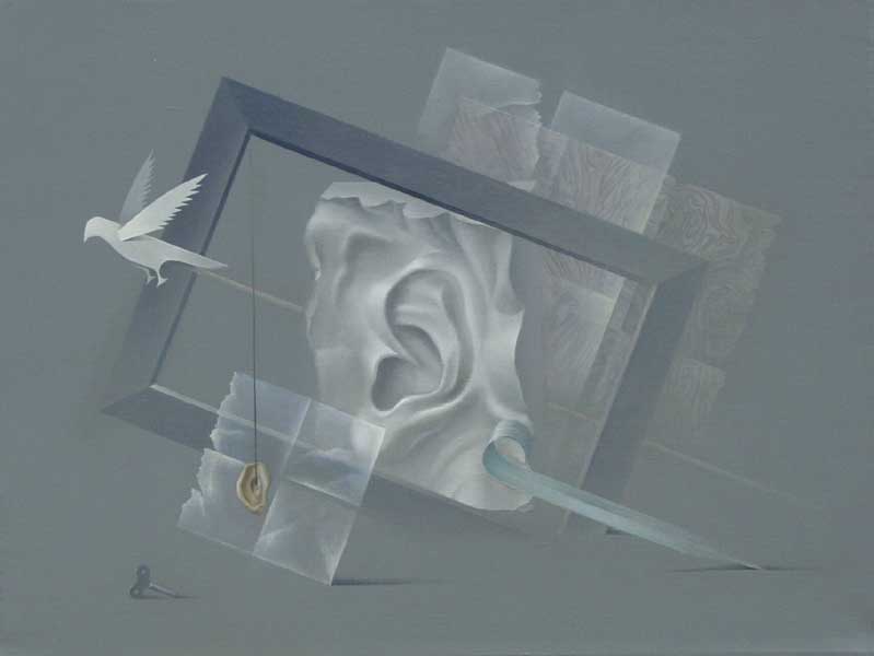 Gray Series No 8. Moscow 2000. Oil on Canvas 32x24