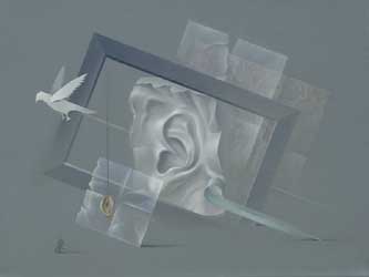 Gray Series No 8. Moscow 2000. Oil on Canvas. 32x24