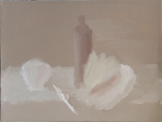 Bottle and Shells, Oil on Canvas, Moscow 2007 15x20